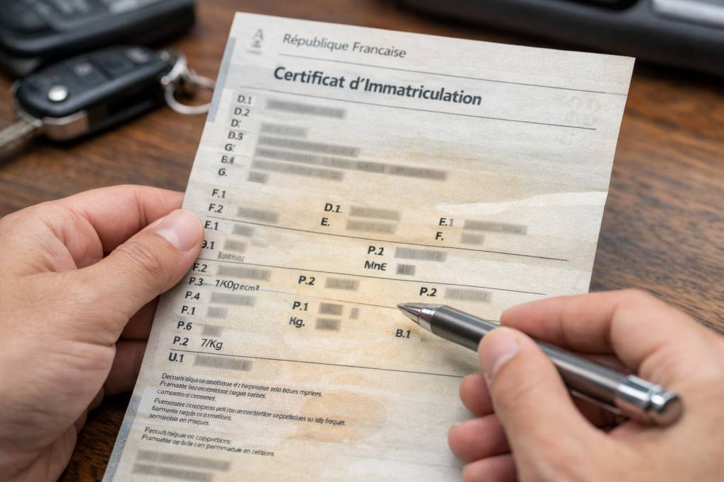 Ou trouver les chevaux fiscaux sur une carte grise : guide pratique pour lire votre certificat d’immatriculation