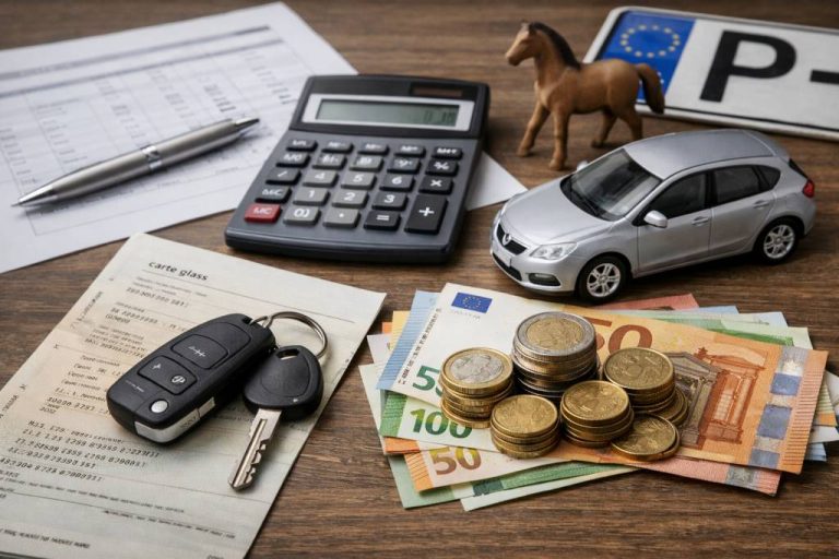 Calcul prix carte grise : comprendre le cheval fiscal, les taxes et estimer le coût de votre immatriculation
